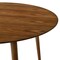Armen Living Arcadia 48" Round Dining Table in Walnut Wood LCARDIWA48 - alternate 4
